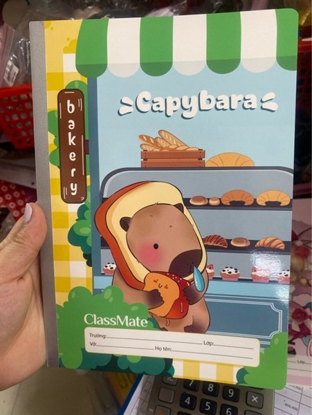 Vở ô ly capybara class mate 48T