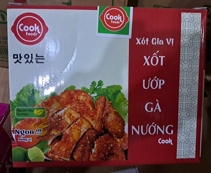 Xốp ướp gà nướng