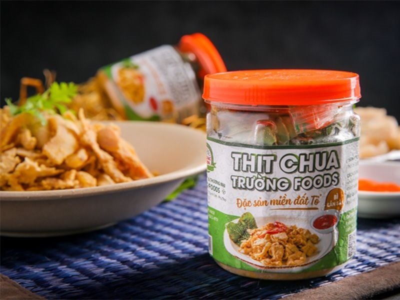 Thịt chua bì sần sật trường food 220GR