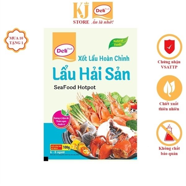 XỐT GIA VỊ LẨU HẢI SẢN 100GR*20G/H