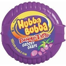 Singum cuộn siêu dài Hubba Bubba vị nho (Cái)