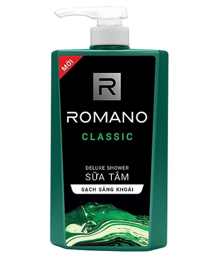 Sữa Tắm Romano Classic Sạch Sảng Khoái 650G (chai)