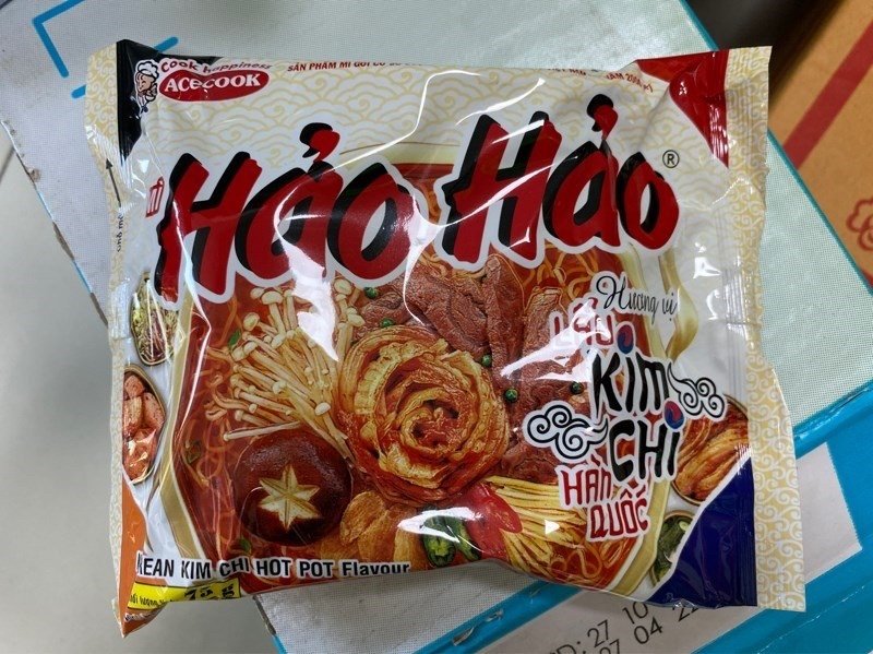 Mì Hảo Hảo Lẩu Kim Chi Hàn Quốc 75G (thùng 30 gói)