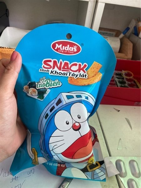 Snack Hình Khoai Tây Lát Vị Tảo Biển 30Gam