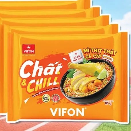 Mì thịt thật gà cay Vifon 85g (Thùng 24 gói)