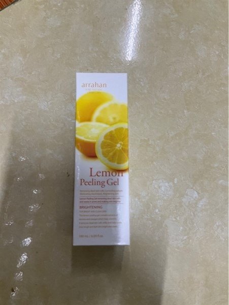 Tẩy da chết Arrahan vị chanh 180ml (Tuýp)