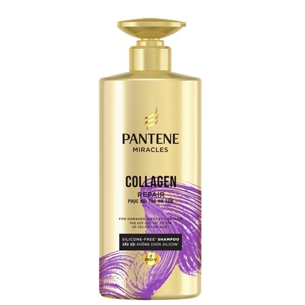 Pantene dg collagen phục hồi chai lớn 500ml (chai)