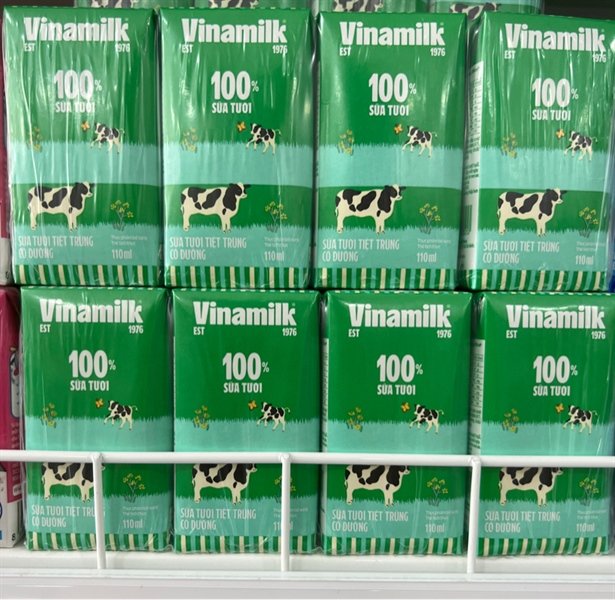 Sữa Tươi 100% Vinamilk Có Đường Lốc 4 hộp 110Ml (Hộp)
