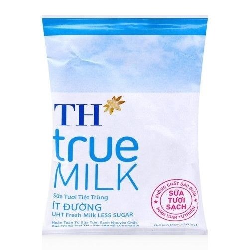 SSTT TH TRUE MILK ÍT ĐƯỜNG BỊCH 220ML (Túi)