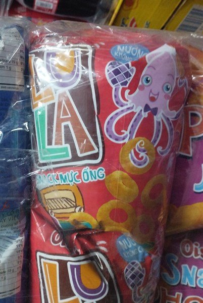 Snack Oishi mực ống lula vị sốt cay ngọt gói 40g