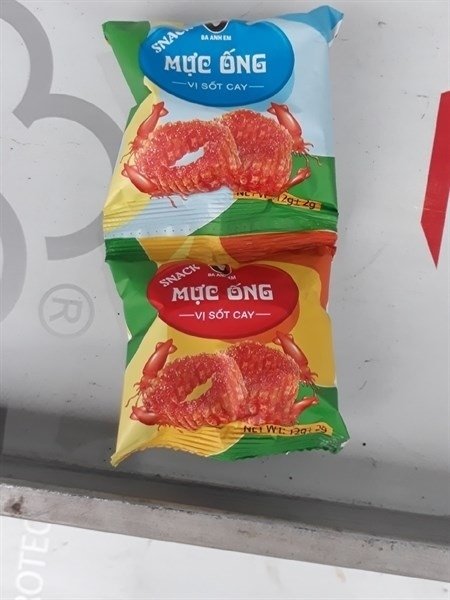 Snack mực ống sốt cay 12g