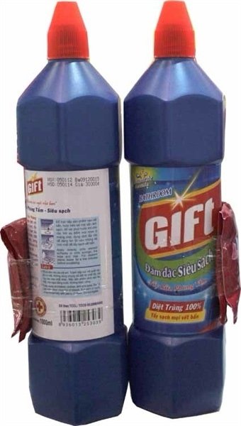 Tẩy nhà tắm Gift siêu sạch 900ml (Chai)