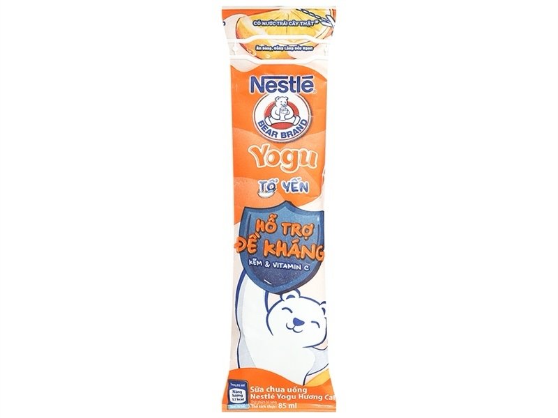 Sữa Chua Uống Tổ Yến Nestle Cam 75Ml (túi)