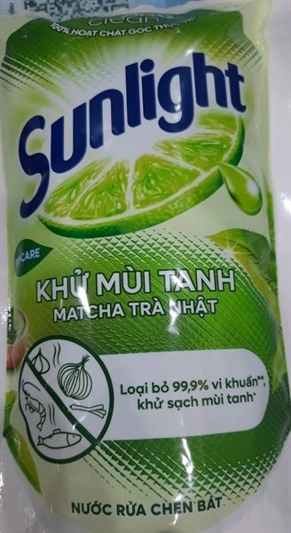 Sunlight rửa bát trà nhật túi 720g (Túi)