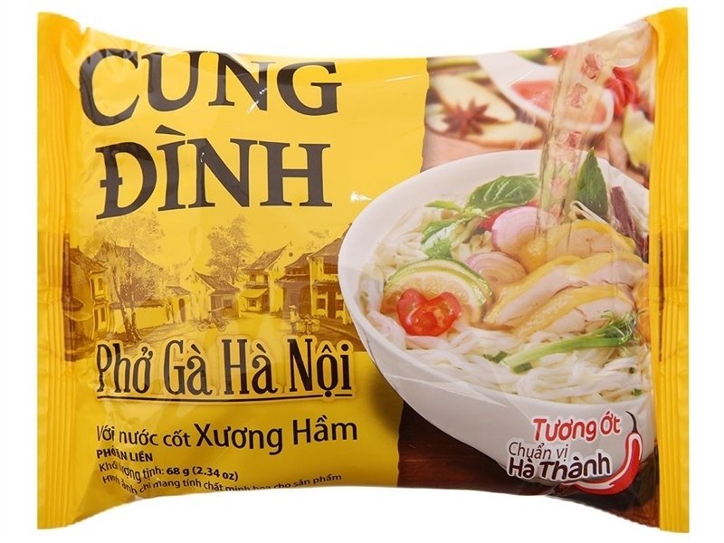 Mì Khoai Tây Cung Đình Sườn Hầm Ngũ Quả Gói 80g (thùng)