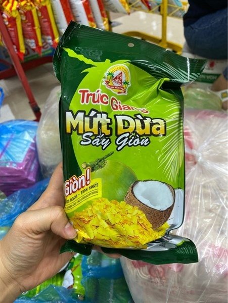 Mứt dừa sấy Trúc Giang 170g (Gói)