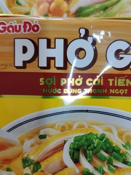 Phở gà Gấu Đỏ (Thùng 30 gói)