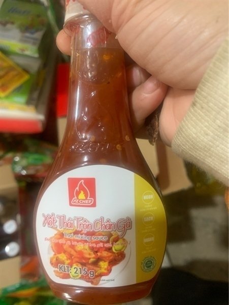 Sốt Thái chân gà Việt chef