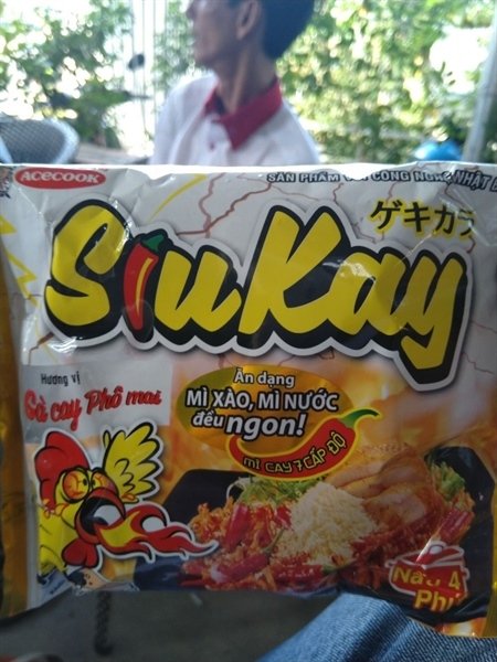 Mì siukay- Hương vị gà xốt pho mai 24 (Thùng)