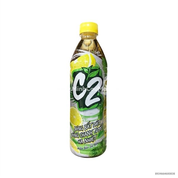 Trà Xanh_c2_chanh Tuyết Bạc Hà_455ml Chai (chai)