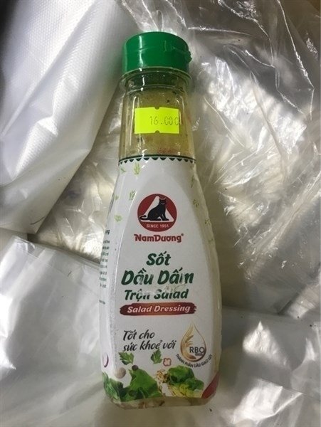 Sốt dầu dấm trộn salad Nam Dương 250g