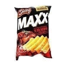 SNACK SWING MAXX VỊ BÒ NƯỚNG TIÊU ĐEN 32G (Gói)