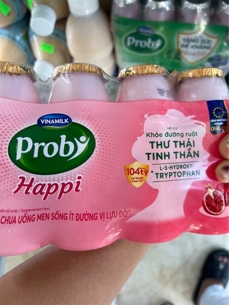 SCU MS lựu đỏ ít đường VNM Probi 130ml (Lốc)