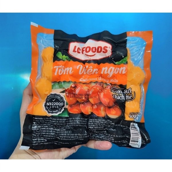 Tôm viên ngon LC 500g 110V (gói)