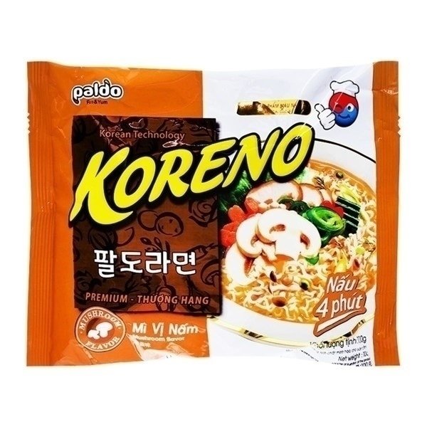 Mì Koreno Vị Hải Sản Cay Paldo Gói 102G (thùng 24 gói)