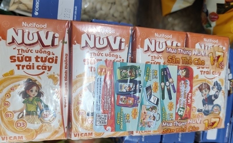 Sữa trái cây Nuvi cam 110ml (hộp)