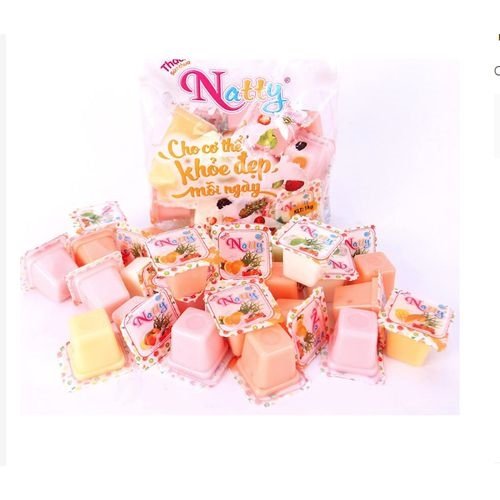 Thạch Sữa Chua Natty Túi Không Quai Xách 972 G (gói)