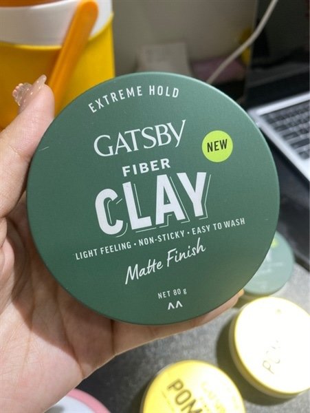 Sáp vuốt tóc Gatsby fiber clay matte Finish 80g
