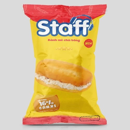 Staff bánh mì chà bông 40GR (Cái)