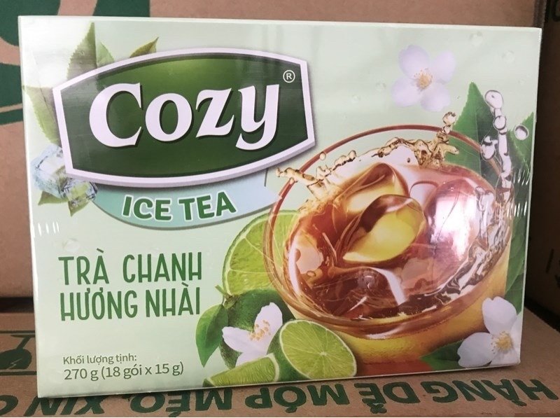 Trà Icetea Cozy Chanh Nhài Hoà Tan 240g (Hộp)