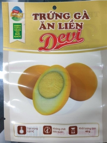 Trứng gà ăn liền Devi vị thường 1 quả (Quả)