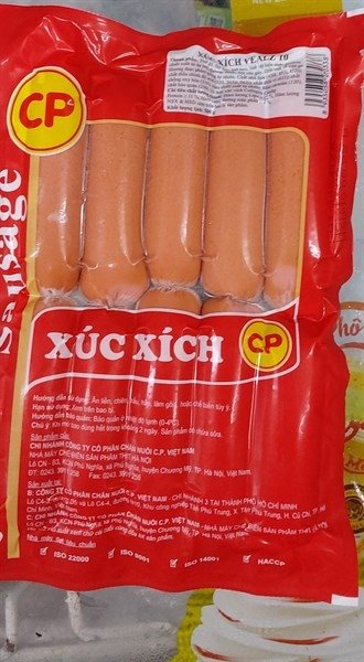 XÚC XÍCH CP VEALZ 500G 10C (Gói)