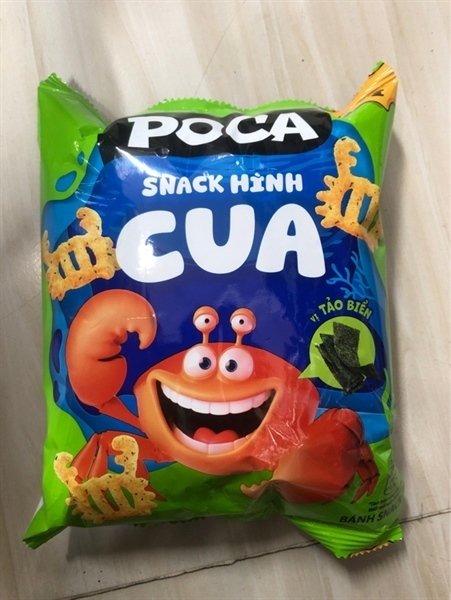 Snack Poca hình cua vị tảo biển 30g (Gói)