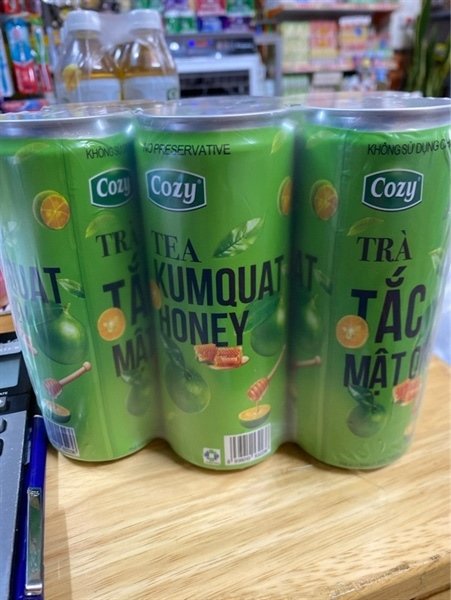 TRà Cozy tắc mật ong lon (Lon)