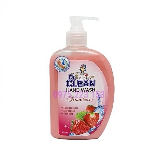 Sữa Rửa Tay Dr.clean Hương Dâu 500ml