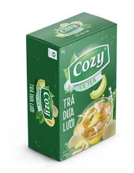 Trà hoà tan Cozy dưa lưới 240g (Hộp)