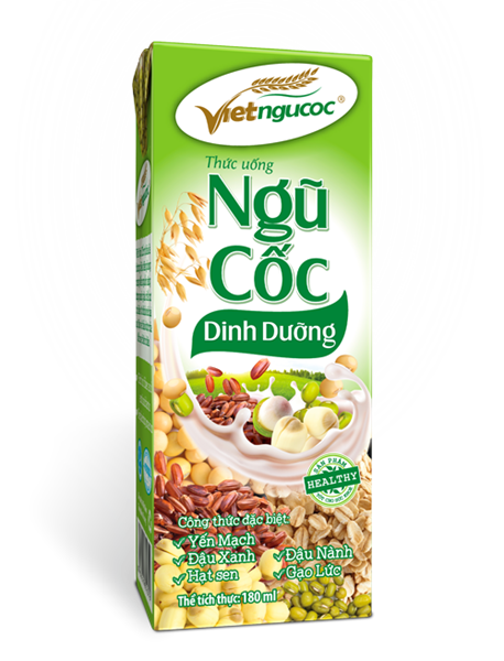 Thức Uống Ngũ Cốc Dinh Dưỡng Vietngucoc Lốc 4 Hộp 180Ml (1 Hộp)