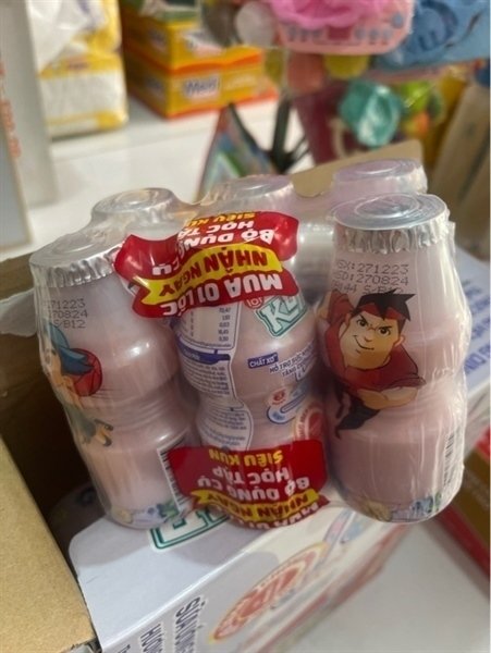 Sữa chua uống lên men KUN việt quất 100ML lốc 6c (Lốc)