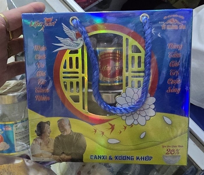 yến lốc can xi và xương khơp