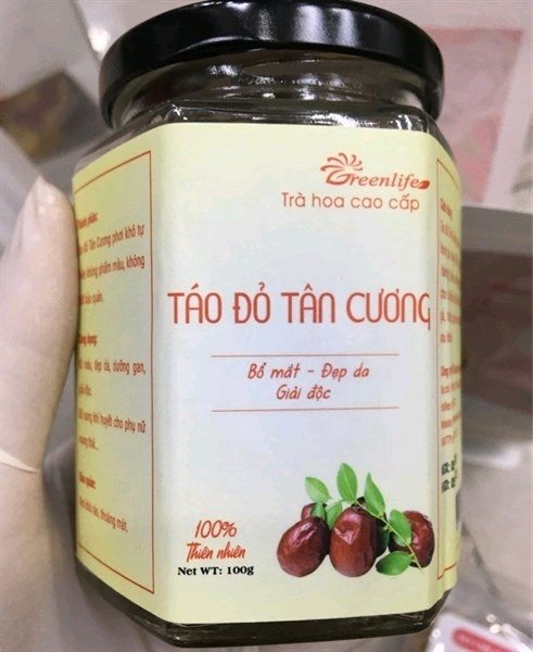 Táo đỏ tân cương lọ 100g