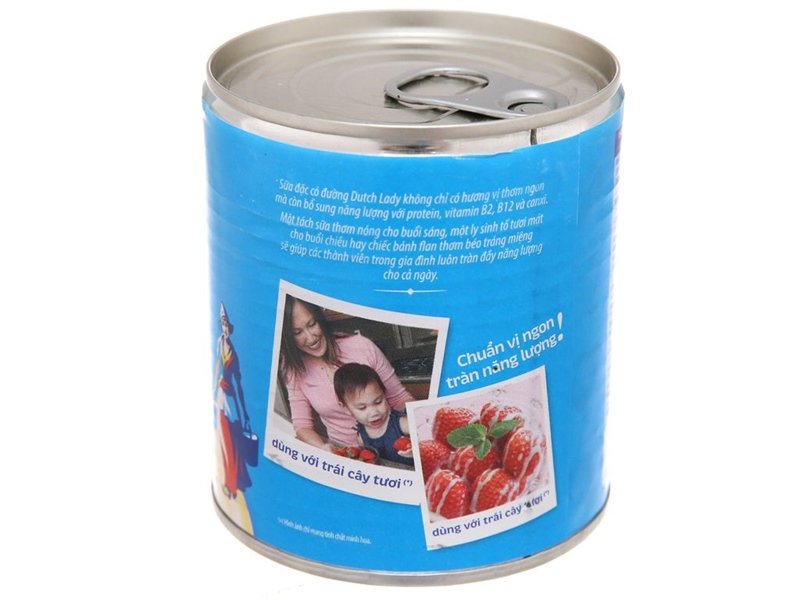 Sữa Đặc Có Đường Dutch Lady Xanh Biển Lon 380G (Lon)