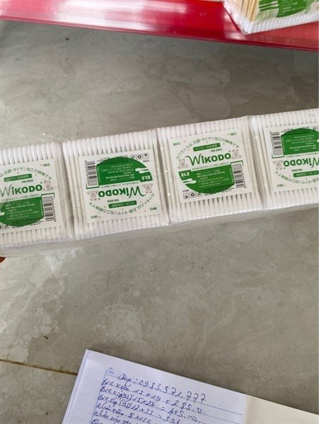 Tăm bông nhựa trẻ em wikodo 100