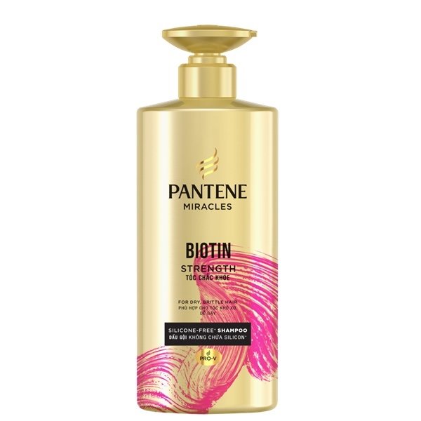 Pantene dg Biotin chắc khỏe chai lớn 500ml (chai)