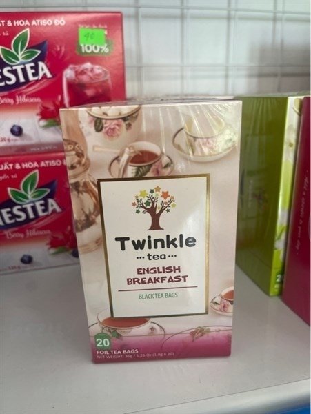 Trà twinkle English Breakfast 36g