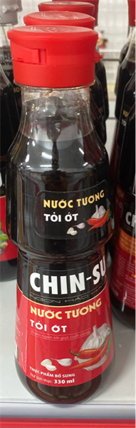 Nước Tương Chinsu Tỏi Ớt 330Ml (thùng 24 chai)