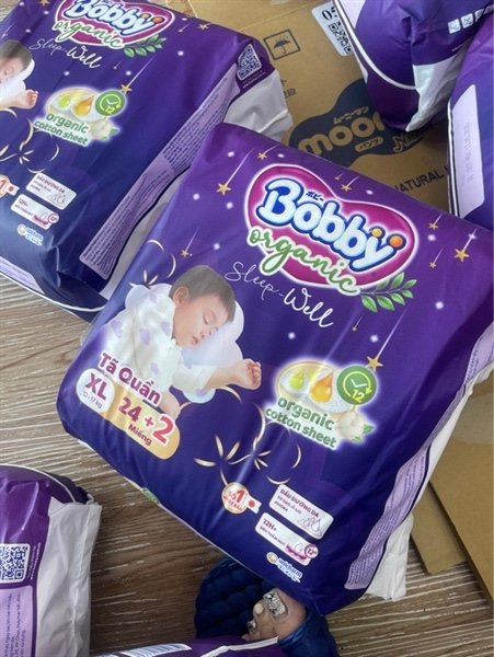Tã quần Bobby Organic XL24 (Bịch)